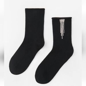 NWT Zara Jewel Trim Socks